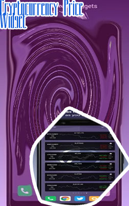 Crypto ticker widget